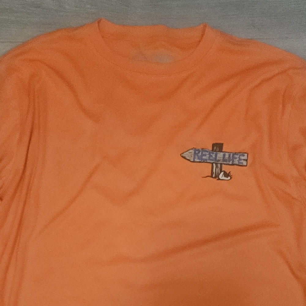 Reel life Quick Dry Shirt Size Medium